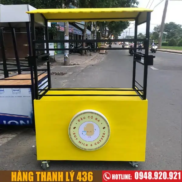 Xe đẩy cà phê mini