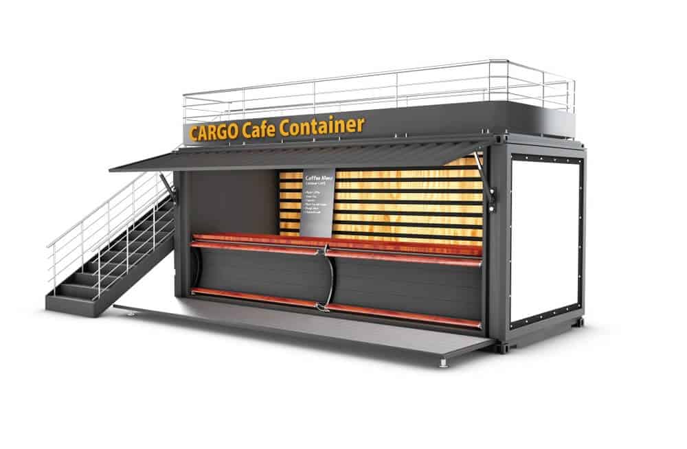 Các mẫu thiết kế quán cà phê container nổi bật
