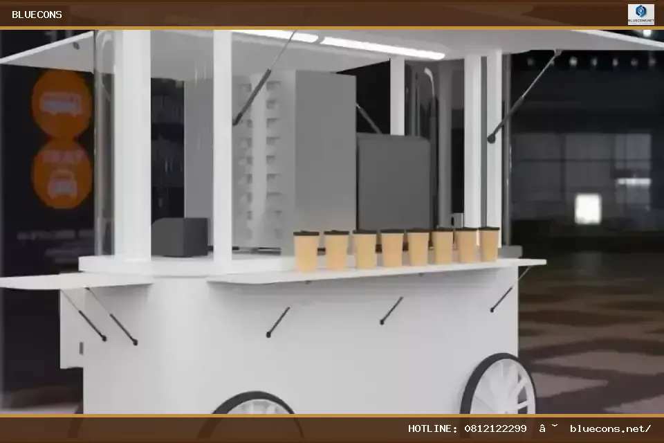 Xe cafe đẹp – hình ảnh Bluecons