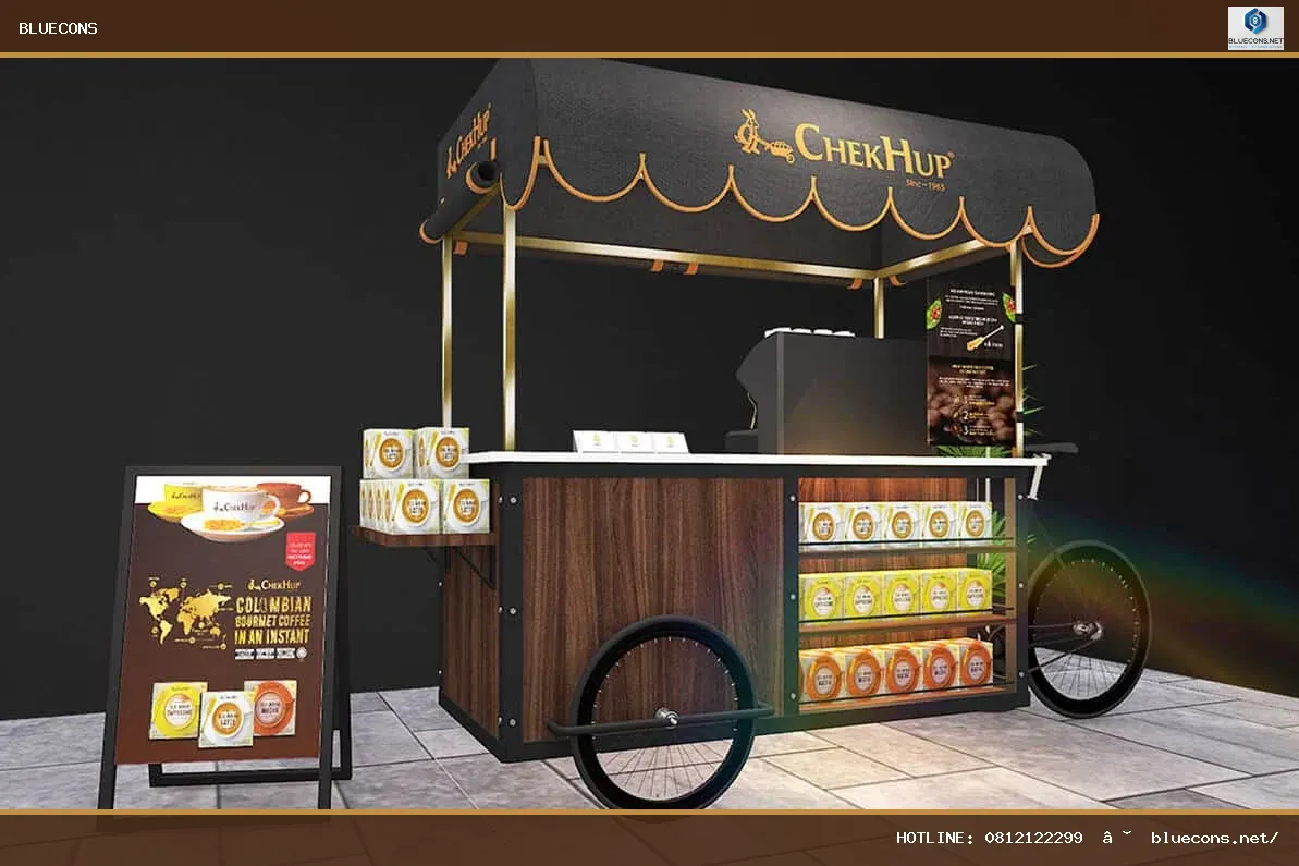 Xe cafe đẹp – hình ảnh Bluecons