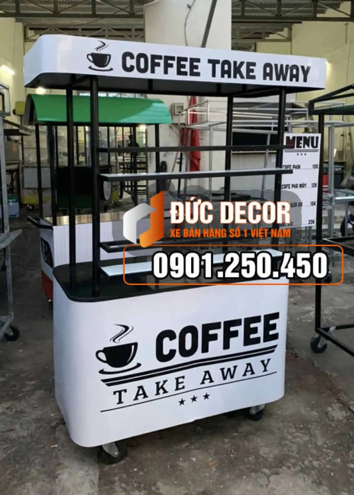 Xe cafe mang đi đẹp