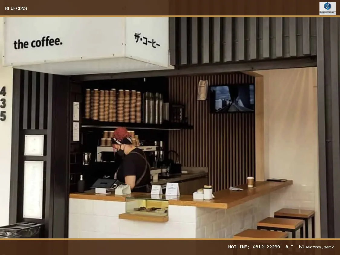 Xe cafe take away vintage – hình ảnh Bluecons
