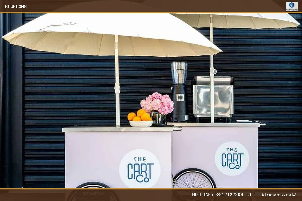 Xe cafe take away vintage – hình ảnh Bluecons