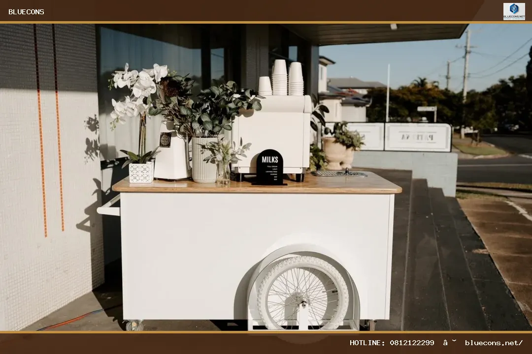 Xe cafe take away vintage – hình ảnh Bluecons
