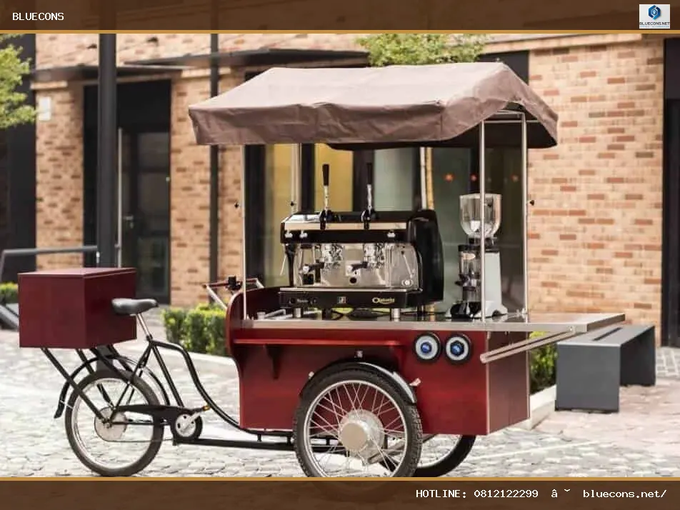 Xe cafe take away vintage – hình ảnh Bluecons