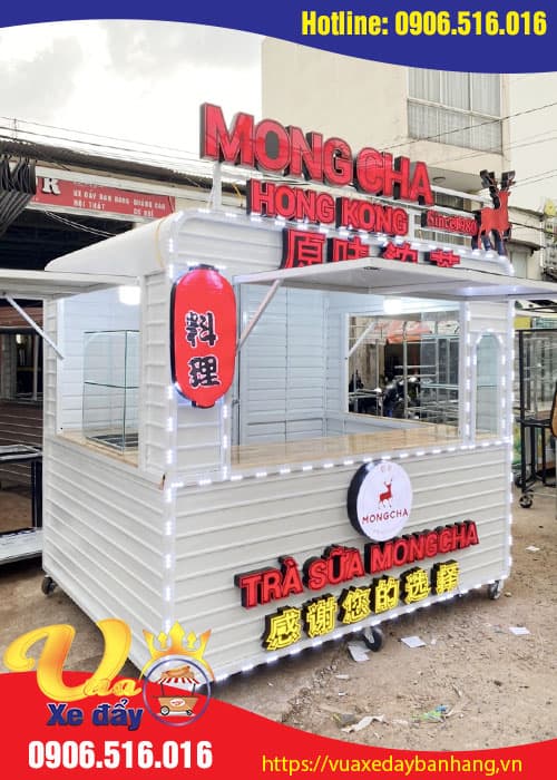 Mẫu kiot trà sữa 2m2