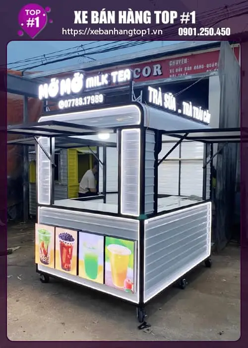 Kiot trà sữa độc đáo