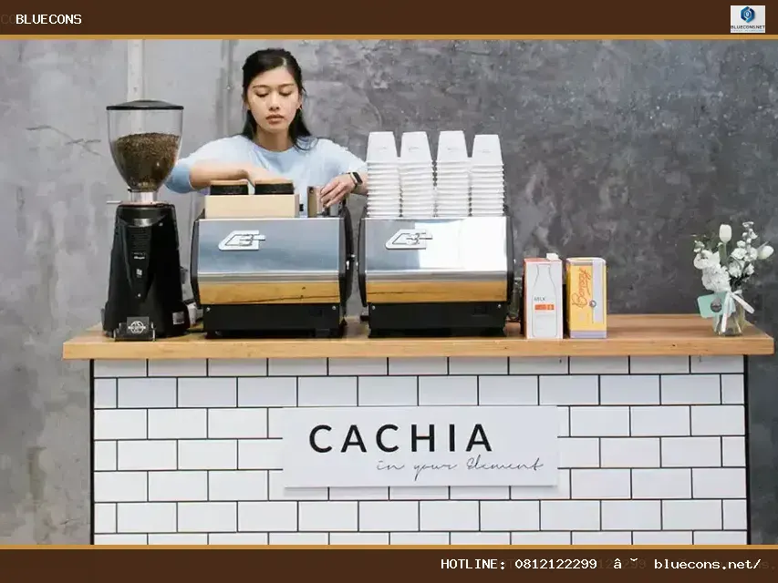 Xe quầy cafe – hình ảnh Bluecons
