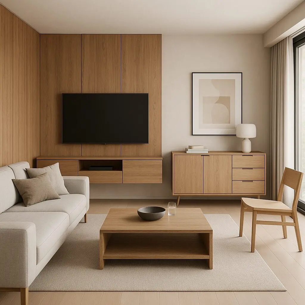 Xu Hướng Thiết Kế Nội Thất Gỗ MDF Năm 2025 Xu Hướng Thiết Kế Nội Thất Gỗ MDF Năm 2025 Bluecons