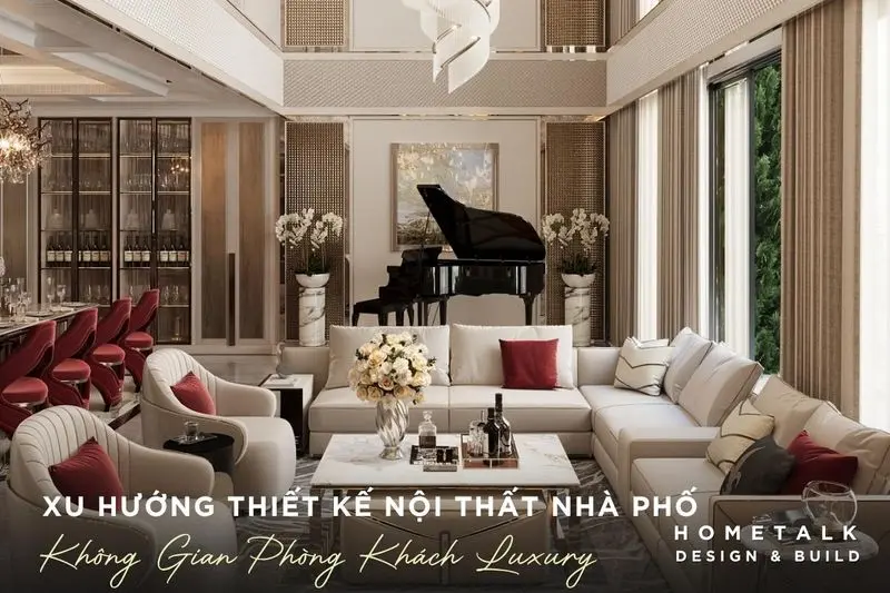 Hình ảnh phong cách luxury nhà phố