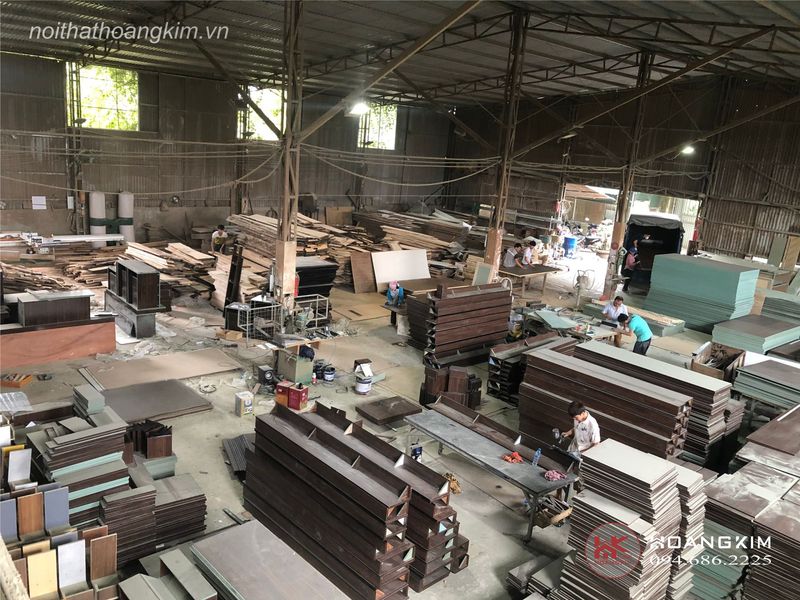 Xưởng gia công nội thất hiện đại