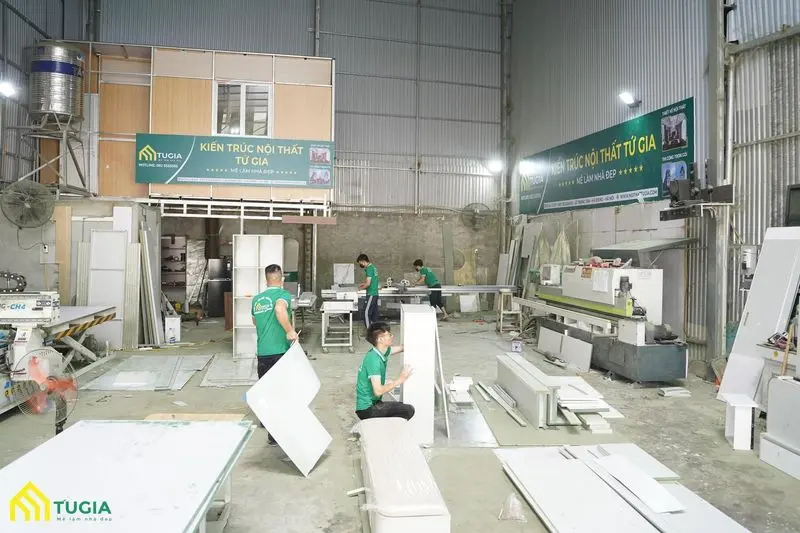 Xưởng sản xuất nội thất lớn