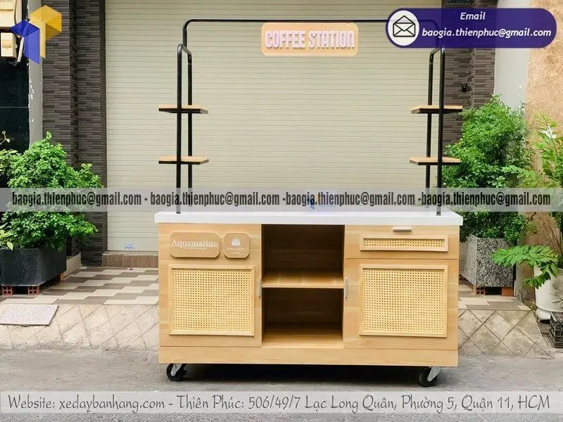 Xưởng sản xuất quầy gỗ