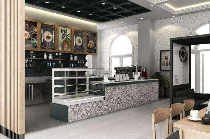 ý tưởng thiết kế quầy cafe – hình ảnh Bluecons