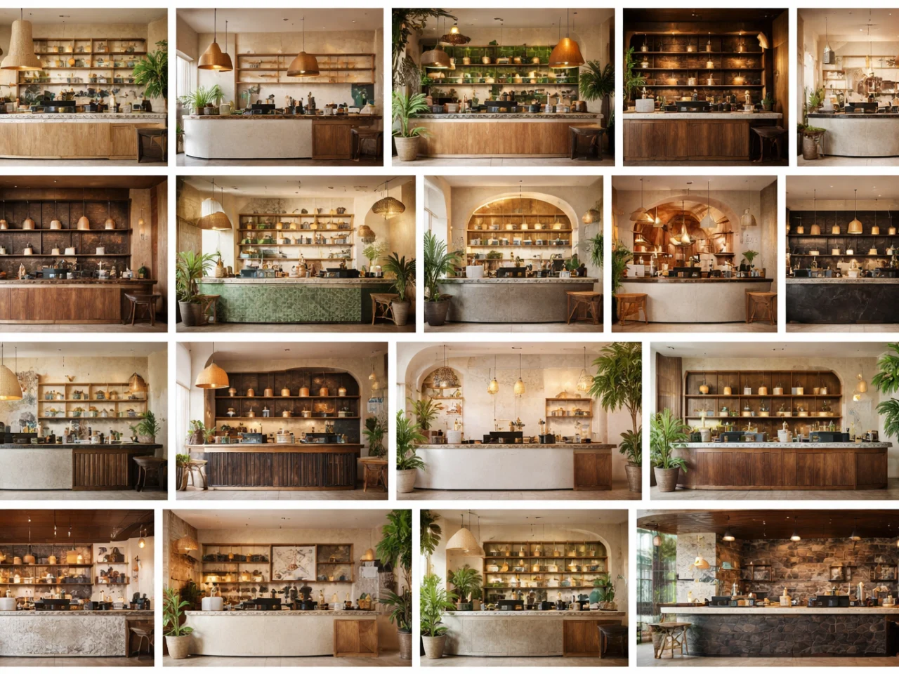 ý tưởng thiết kế quầy cafe – ảnh minh họa