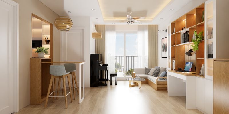 thi công nội thất gỗ căn hộ bình thạnh 15 Dự án nội thất gỗ cao cấp